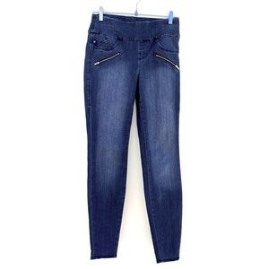 Rock & Republic Fever Denim RX Slimming Zipper Pockets Pull On SZ 4